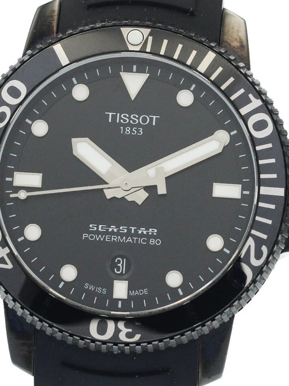 TISSOT Sea star 1000 T120.407.37.051.00 Date black Dial Automatic Men's